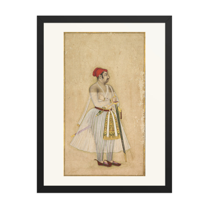 Jaswant Singh of Jodhpur (reigned 1635–1678) — Restored Rajput Wall Art