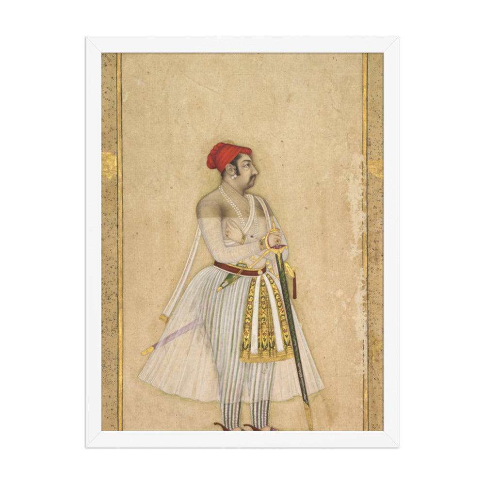 Jaswant Singh of Jodhpur (reigned 1635–1678) — Restored Rajput Wall Art — view 5