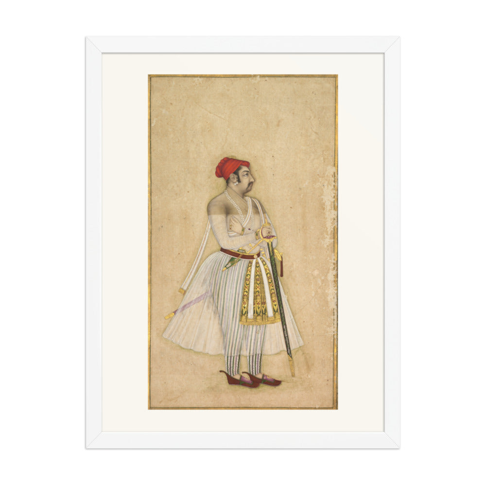 Jaswant Singh of Jodhpur (reigned 1635–1678) — Restored Rajput Wall Art — view 5