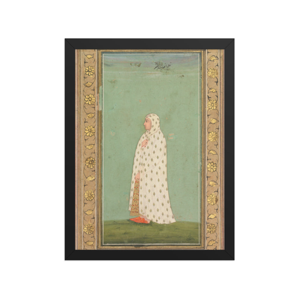 Portrait of a Woman — Restored Rajput Wall Art — view 2