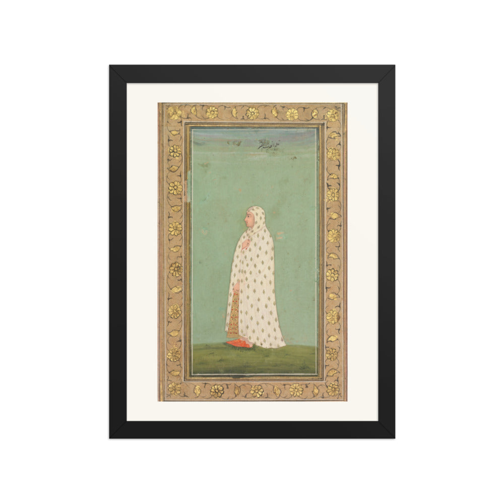 Portrait of a Woman — Restored Rajput Wall Art — view 2