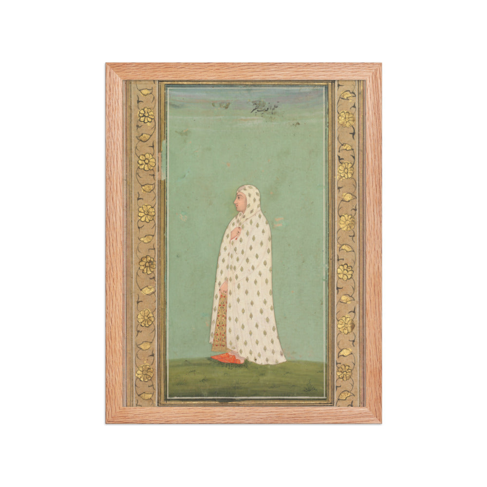 Portrait of a Woman — Restored Rajput Wall Art — view 4