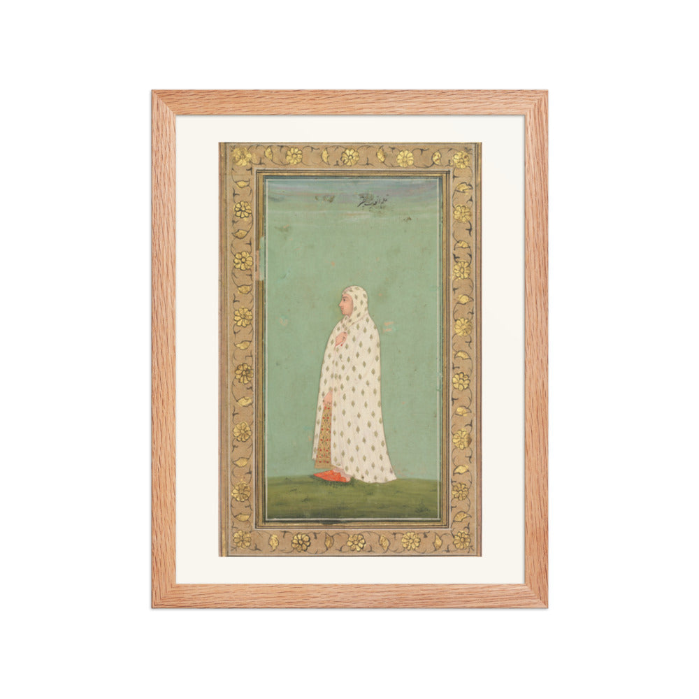 Portrait of a Woman — Restored Rajput Wall Art — view 4
