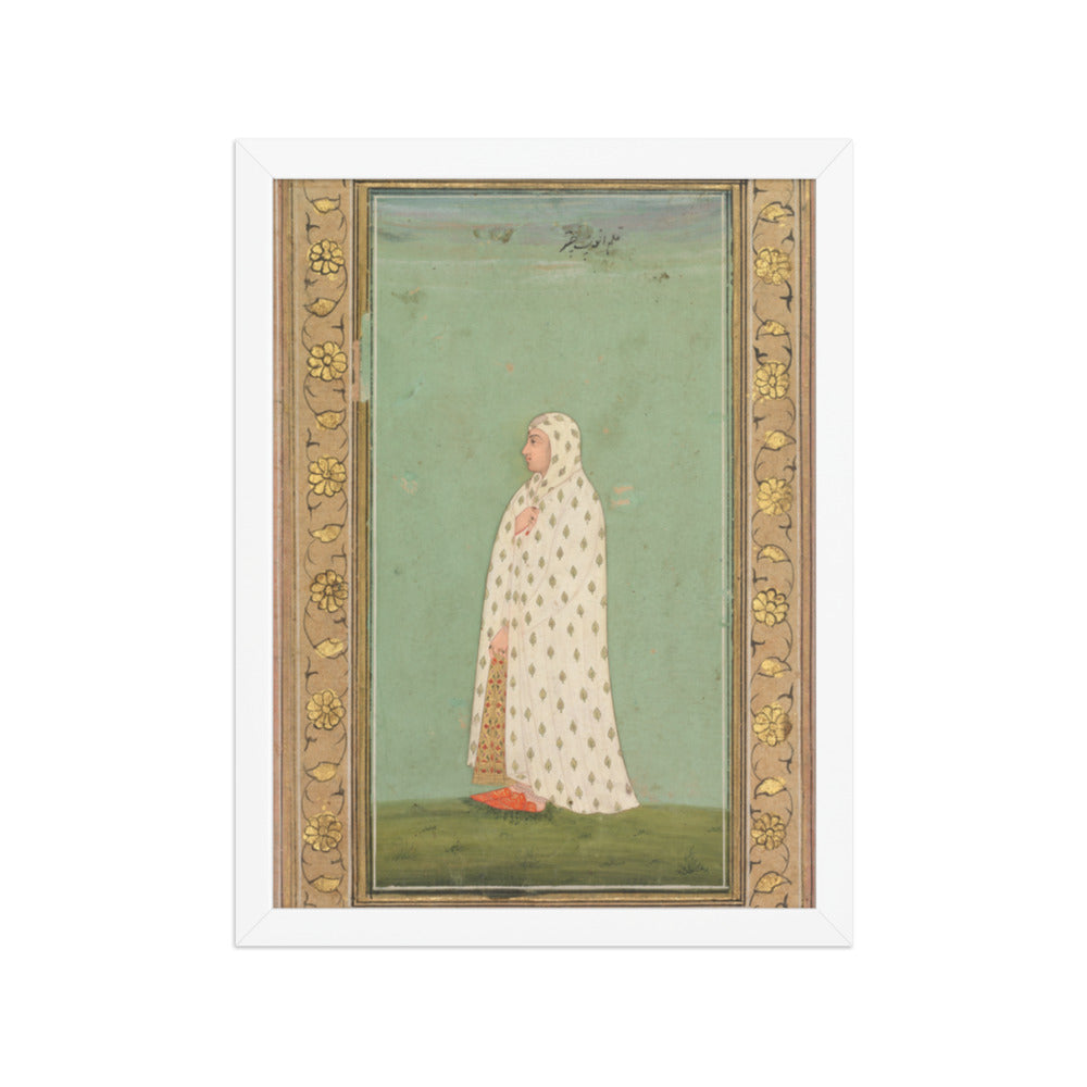 Portrait of a Woman — Restored Rajput Wall Art — view 6