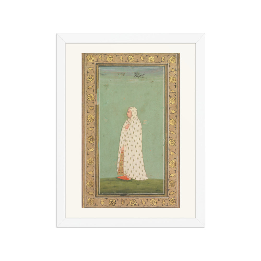 Portrait of a Woman — Restored Rajput Wall Art — view 6