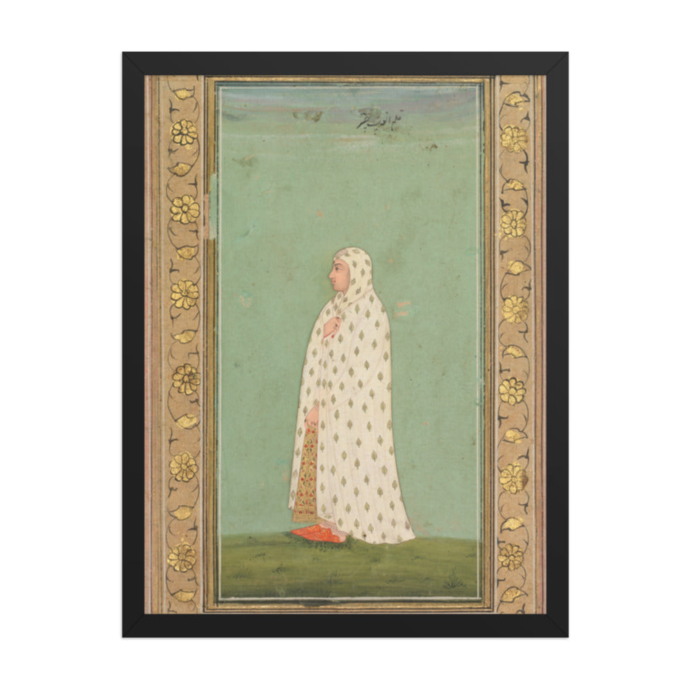 Portrait of a Woman — Restored Rajput Wall Art — view 1