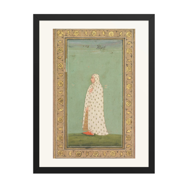 Portrait of a Woman — Restored Rajput Wall Art