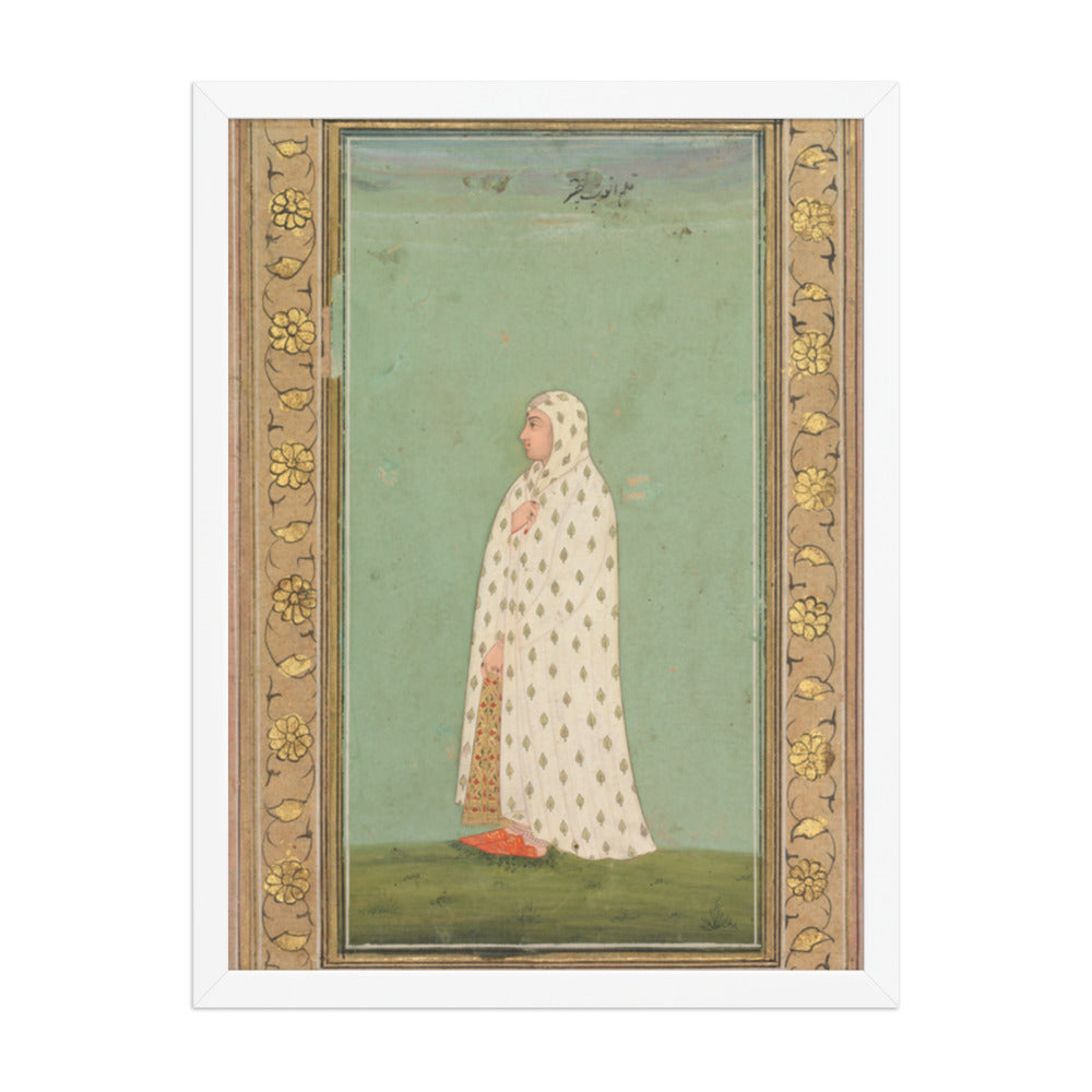Portrait of a Woman — Restored Rajput Wall Art — view 5