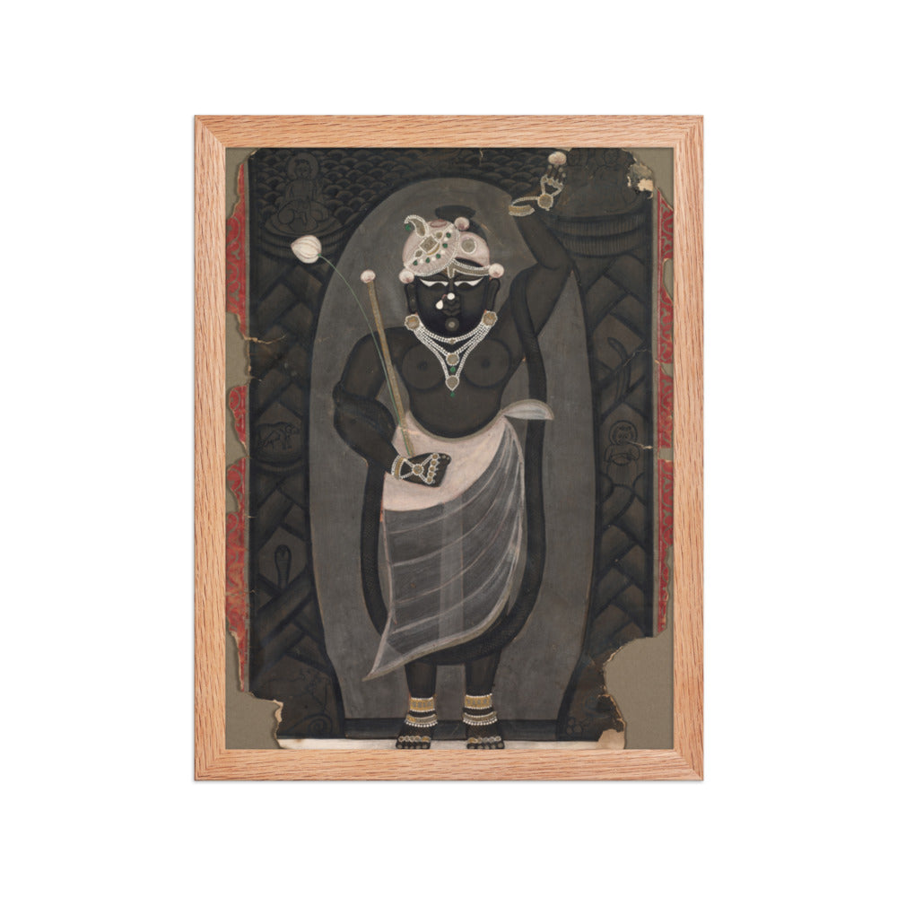 Sri Nathaji — Restored Rajput Wall Art — view 4