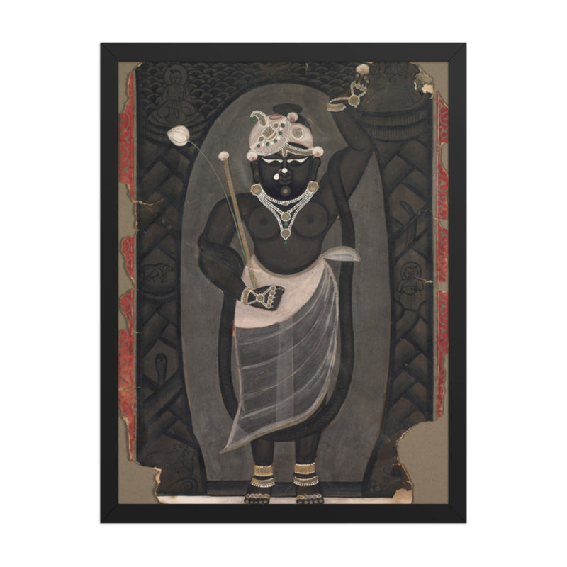 Sri Nathaji — Restored Rajput Wall Art