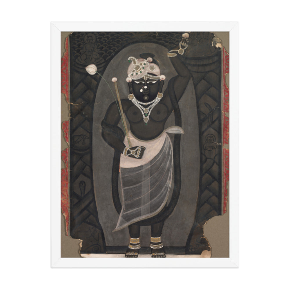 Sri Nathaji — Restored Rajput Wall Art — view 5