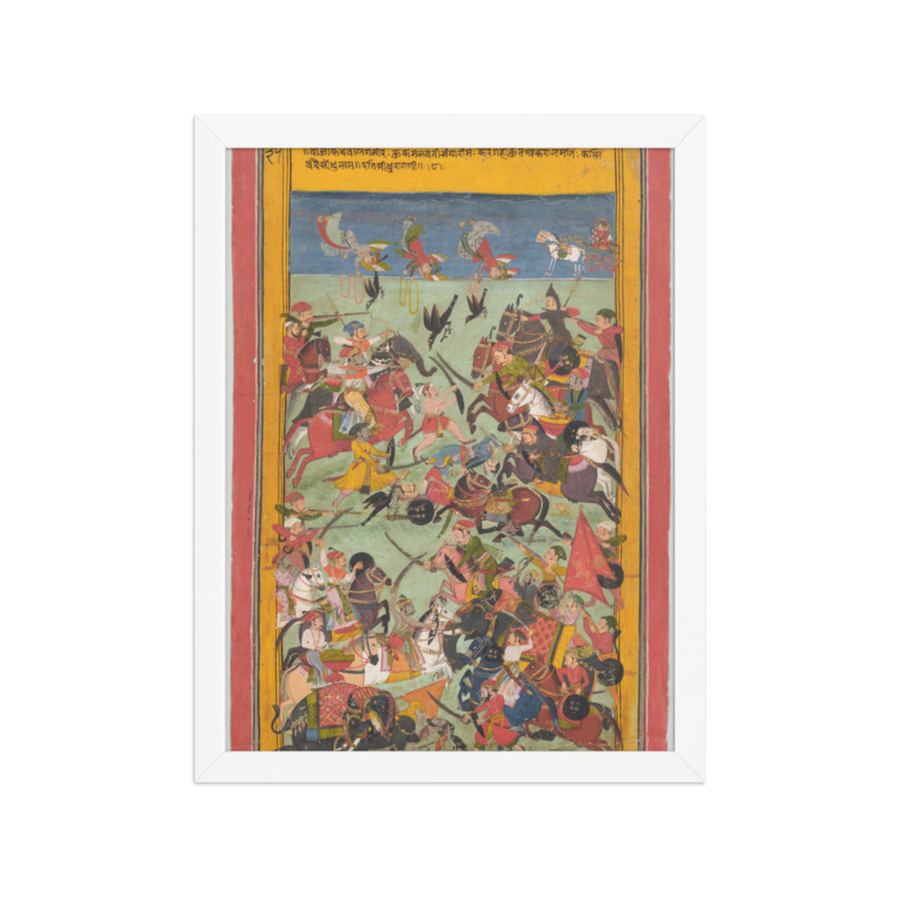 Sindhu Raga — Restored Rajput Wall Art — view 6