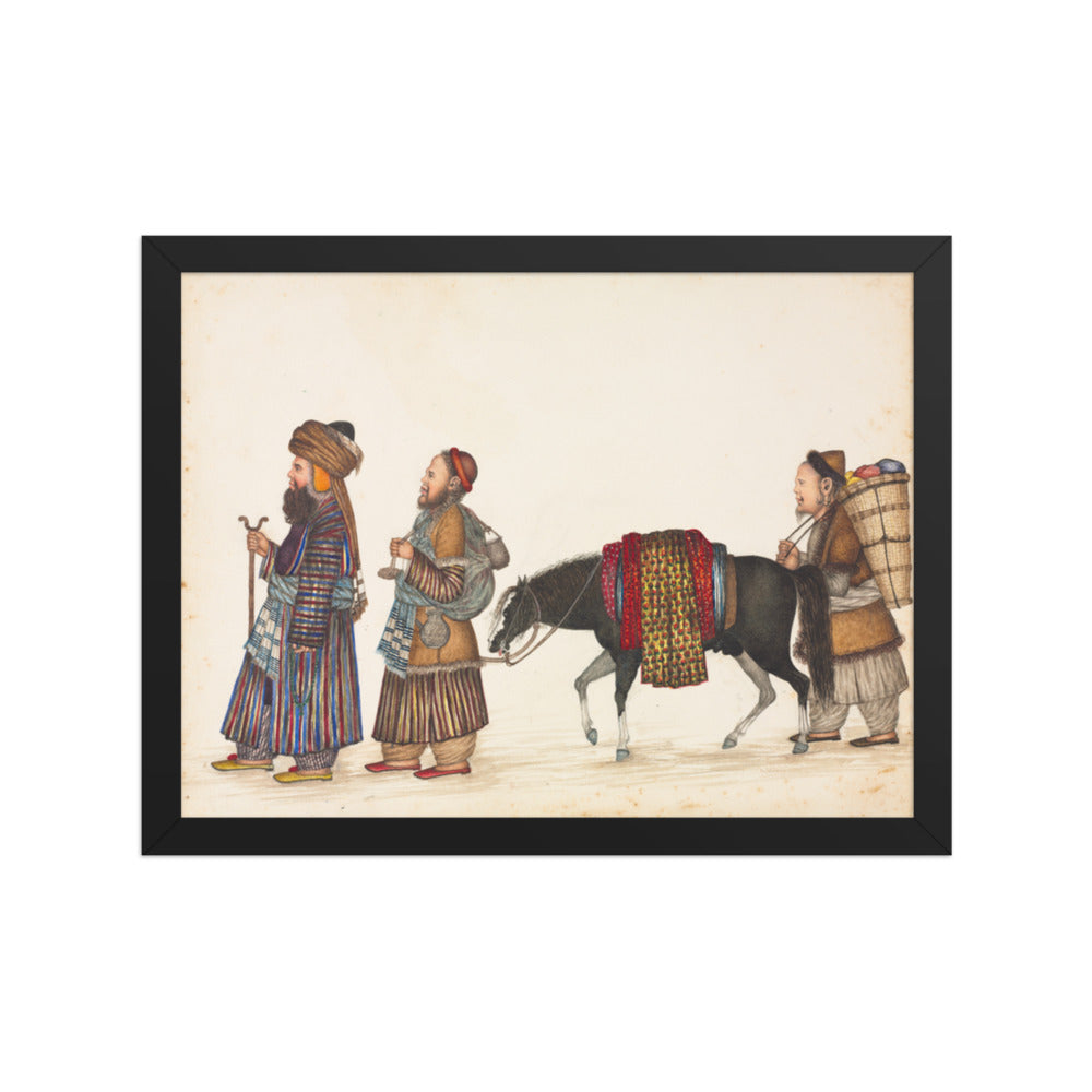 A Family of Tartars — Restored Indian Court Wall Art — view 2