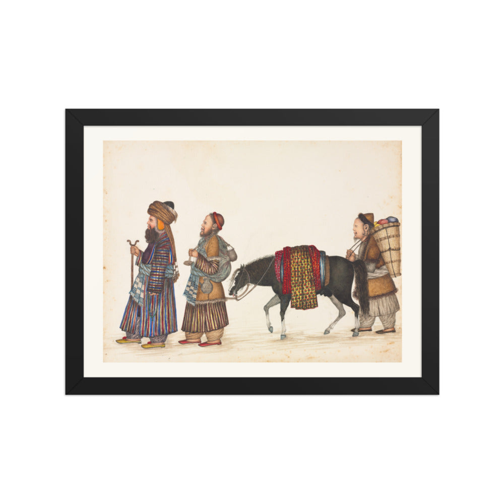 A Family of Tartars — Restored Indian Court Wall Art — view 2