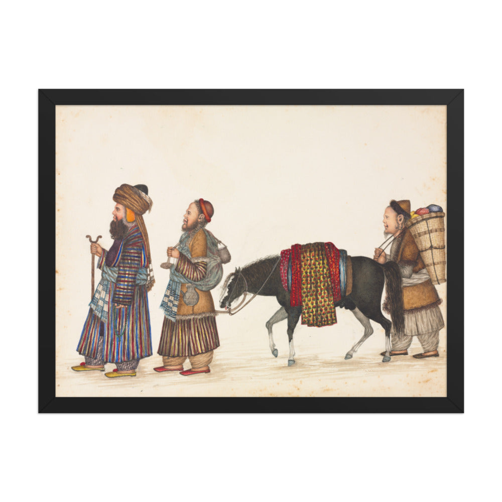 A Family of Tartars — Restored Indian Court Wall Art — view 1
