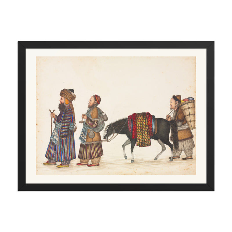 A Family of Tartars — Restored Indian Court Wall Art