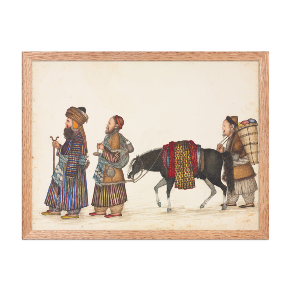 A Family of Tartars — Restored Indian Court Wall Art — view 3