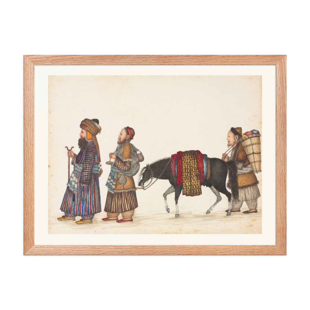 A Family of Tartars — Restored Indian Court Wall Art — view 3