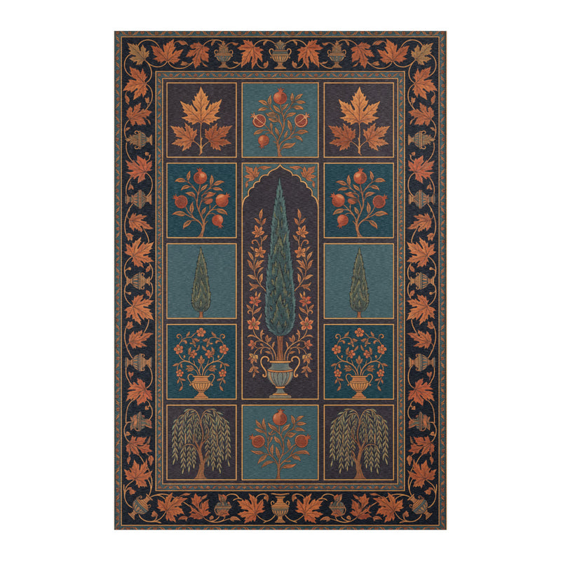 Bakhtiari Ember — Garden Panel Persian Area Rug