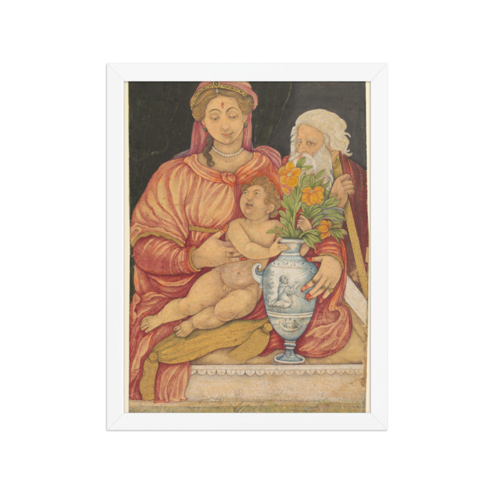The Holy Family — Restored Mughal Wall Art — view 6