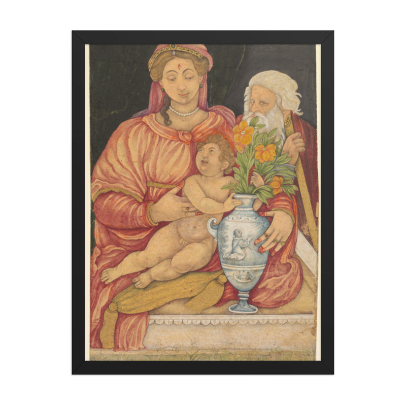 The Holy Family — Restored Mughal Wall Art