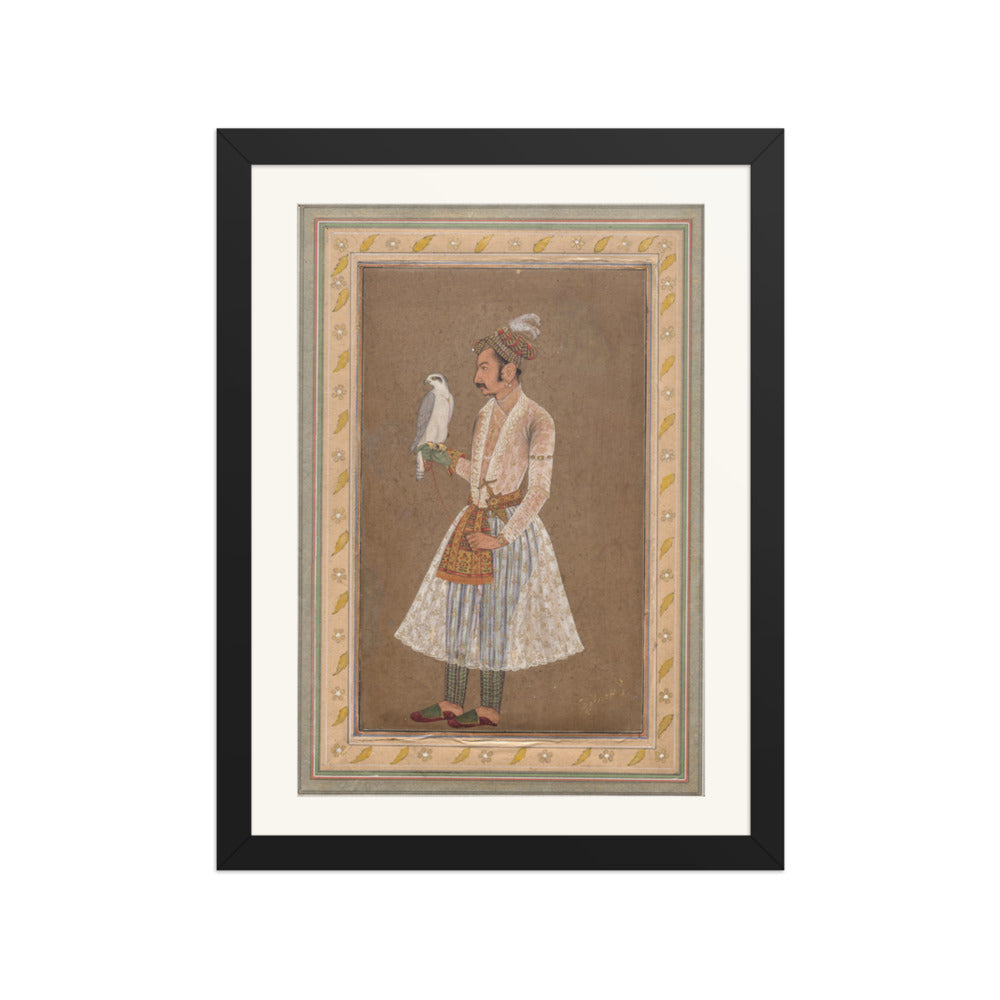 Raja Jagat Singh of Nurpur, by Bichitr — Restored Mughal Wall Art — view 2