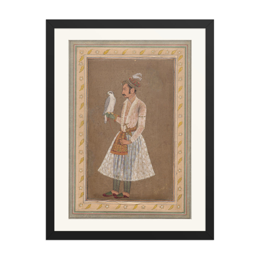 Raja Jagat Singh of Nurpur, by Bichitr — Restored Mughal Wall Art — view 1