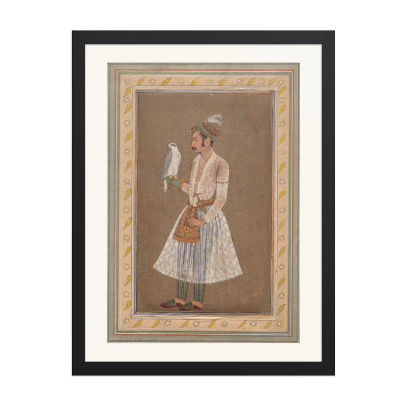 Raja Jagat Singh of Nurpur, by Bichitr — Restored Mughal Wall Art