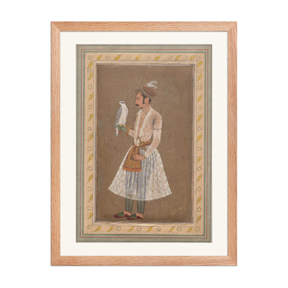 Raja Jagat Singh of Nurpur, by Bichitr — Restored Mughal Wall Art — view 3