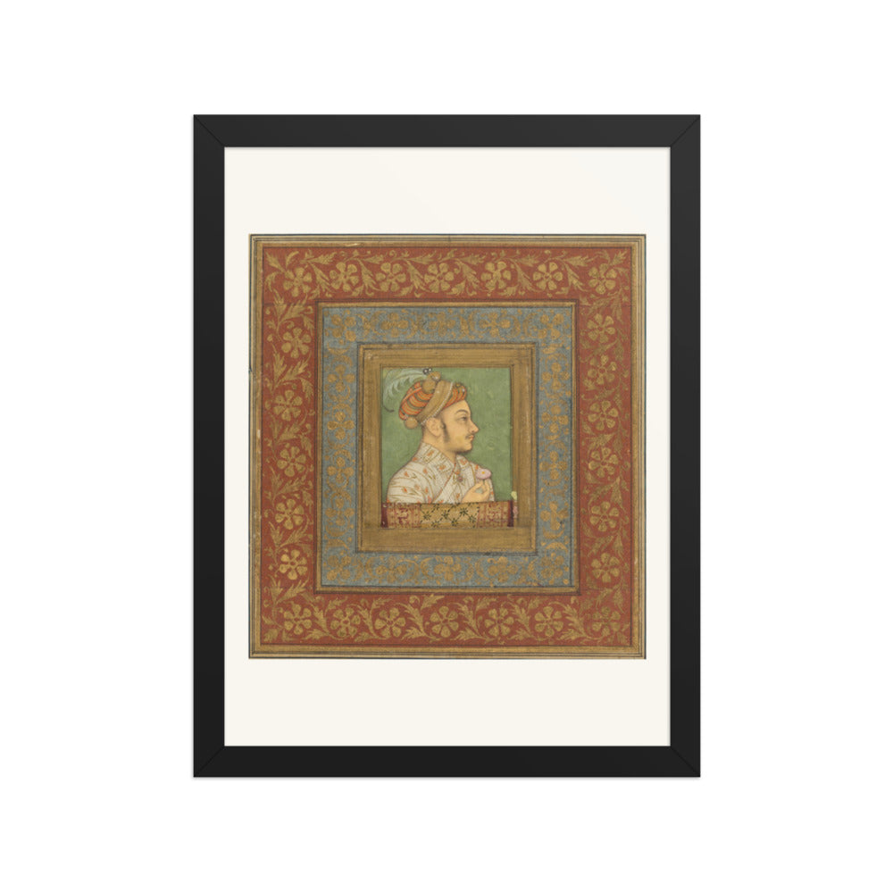 Prince Murad Bakhsh, by Balchand — Restored Mughal Wall Art — view 2