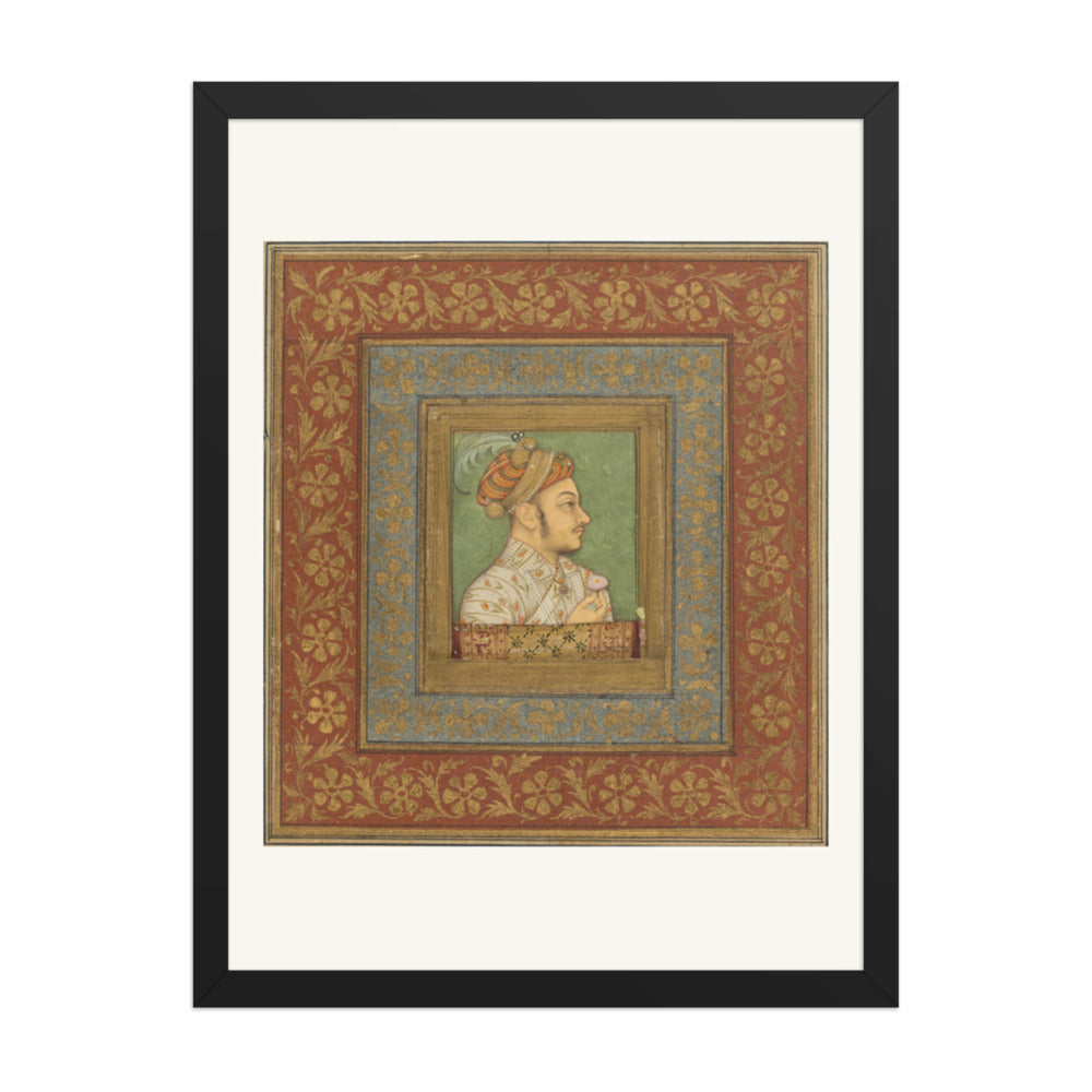 Prince Murad Bakhsh, by Balchand — Restored Mughal Wall Art — view 1