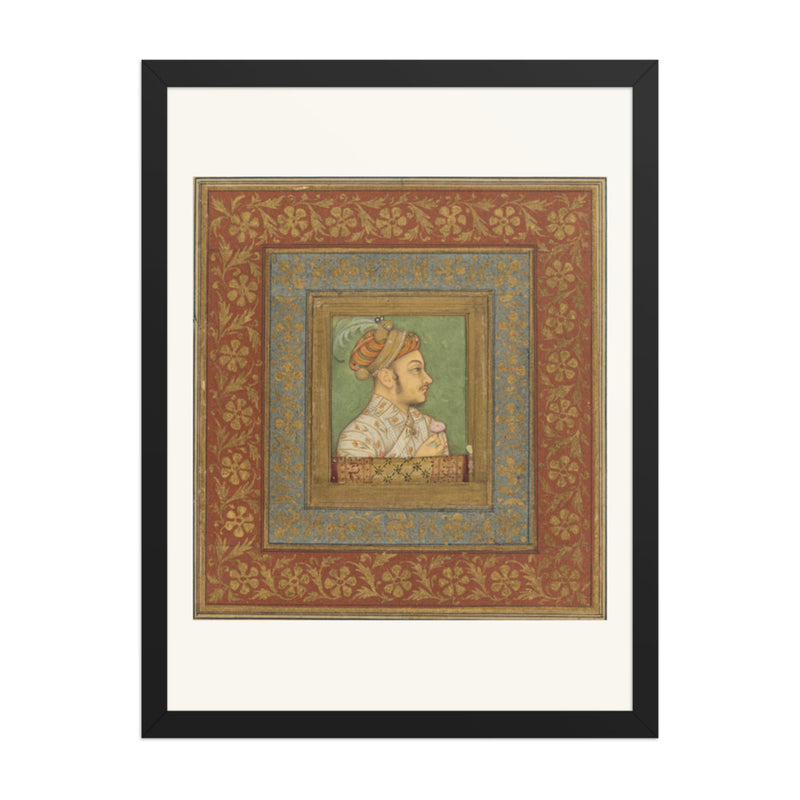 Prince Murad Bakhsh, by Balchand — Restored Mughal Wall Art