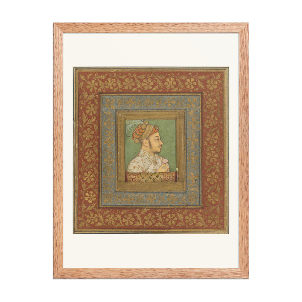Prince Murad Bakhsh, by Balchand — Restored Mughal Wall Art — view 3
