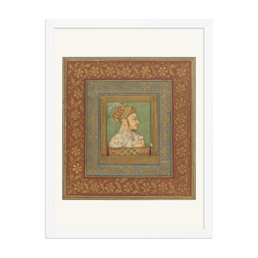 Prince Murad Bakhsh, by Balchand — Restored Mughal Wall Art — view 5
