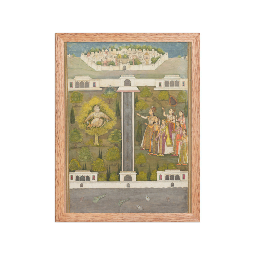 Mahliqa, Daughter of the Emperor of — Restored Mughal Wall Art — view 4