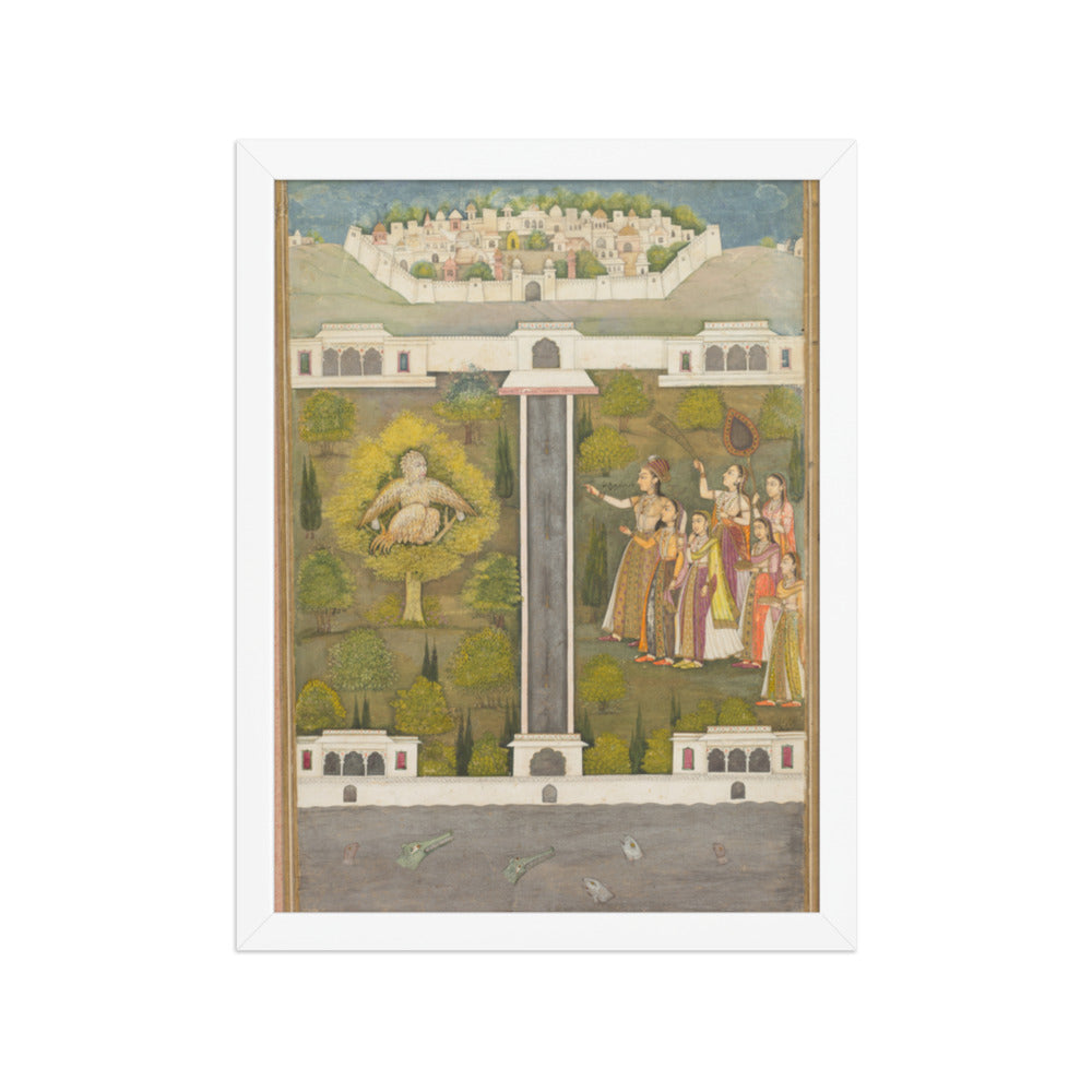 Mahliqa, Daughter of the Emperor of — Restored Mughal Wall Art — view 6