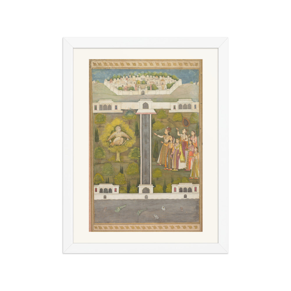 Mahliqa, Daughter of the Emperor of — Restored Mughal Wall Art — view 6