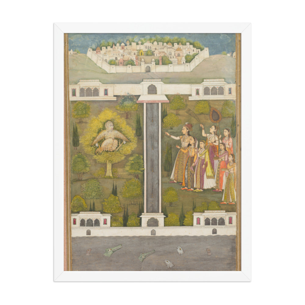 Mahliqa, Daughter of the Emperor of — Restored Mughal Wall Art — view 5