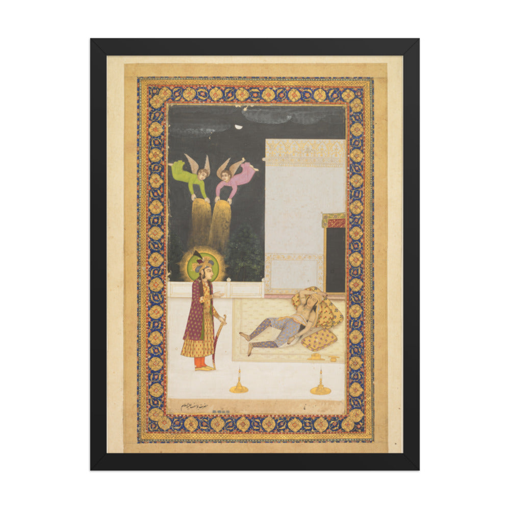 The Dream of Zuleykha — Restored Mughal Wall Art — view 1