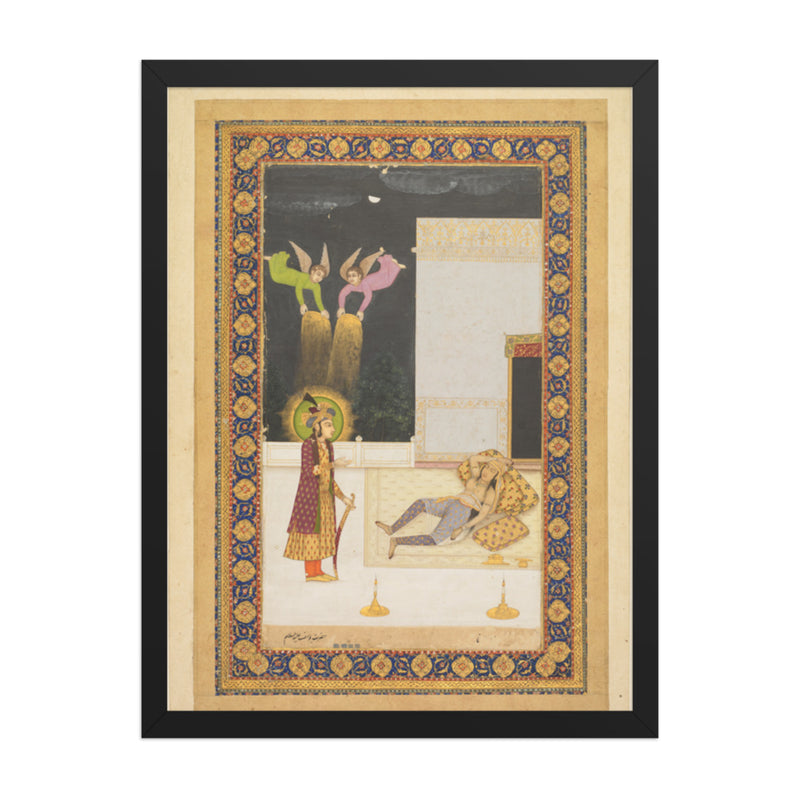 The Dream of Zuleykha — Restored Mughal Wall Art