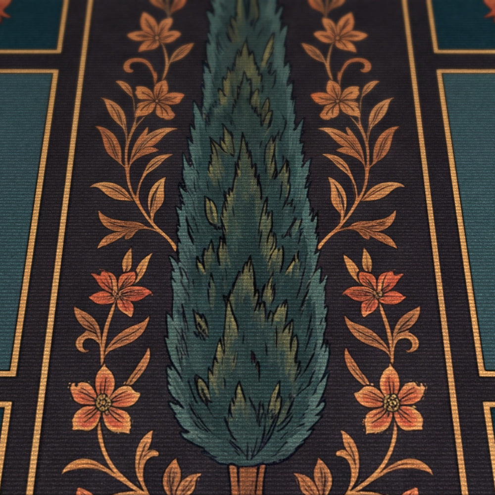 Bakhtiari Ember — Garden Panel Persian Area Rug — view 3