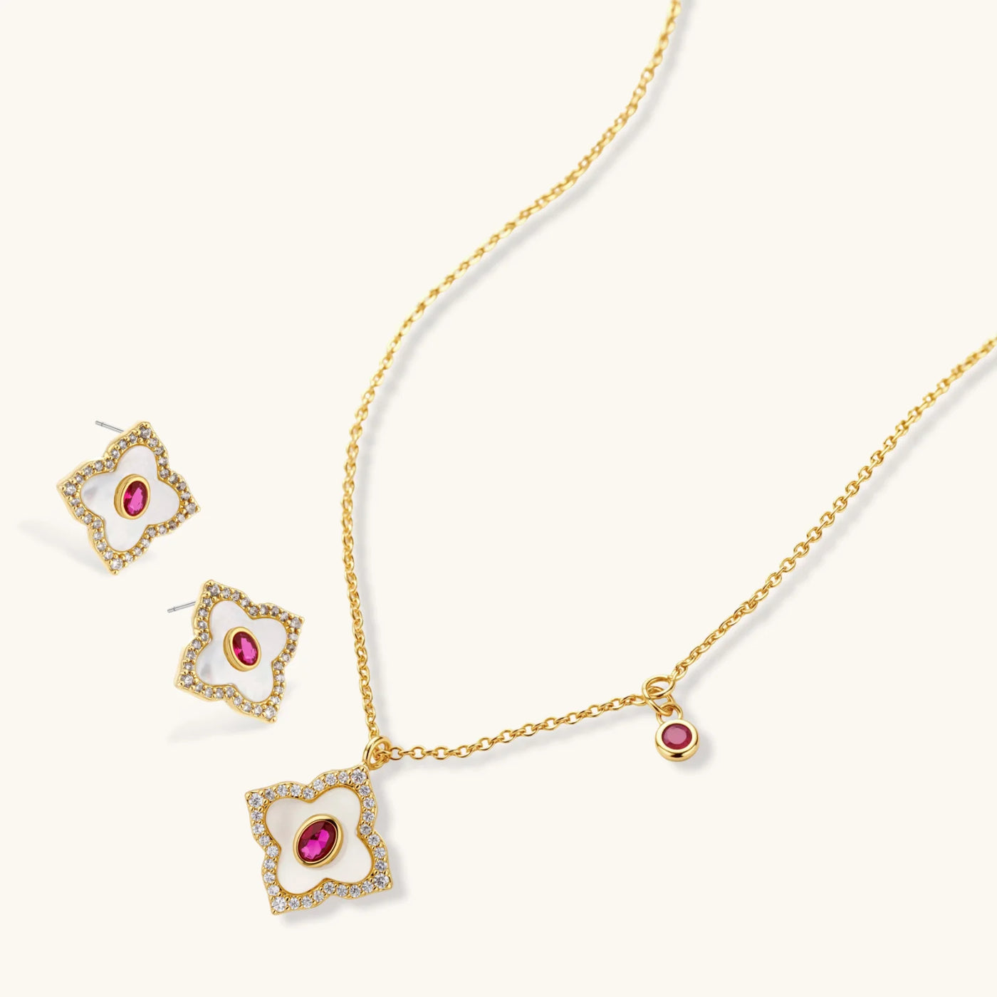 Flower Power Jewelry Set by Aurah Living — view 2