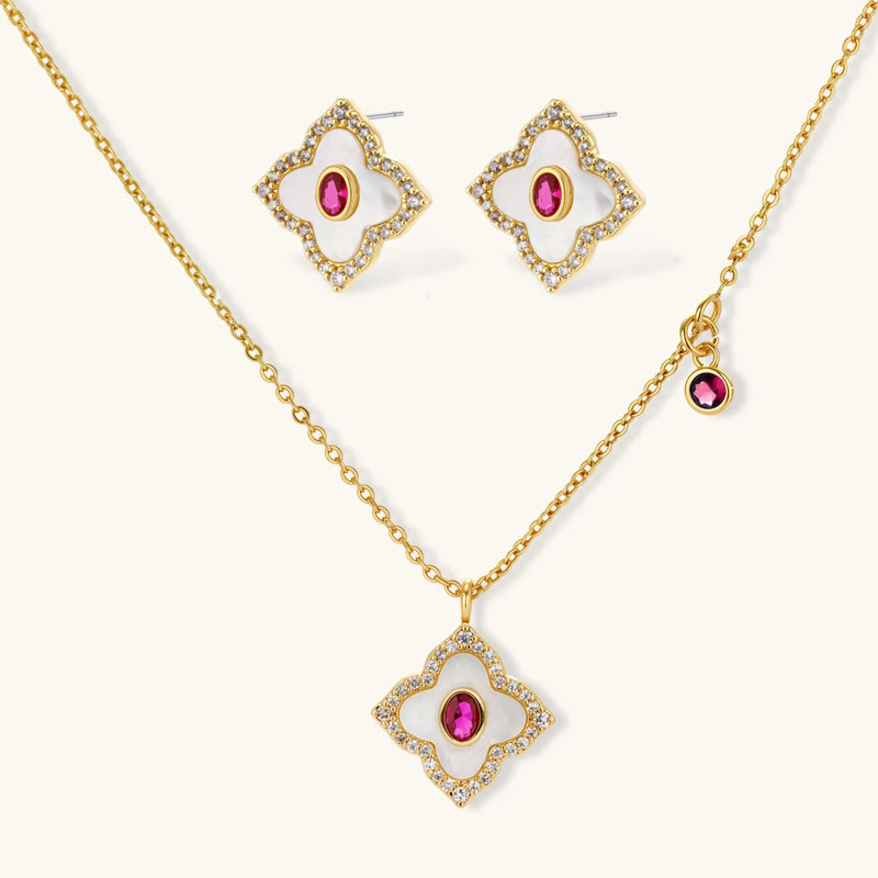 Flower Power Jewelry Set by Aurah Living