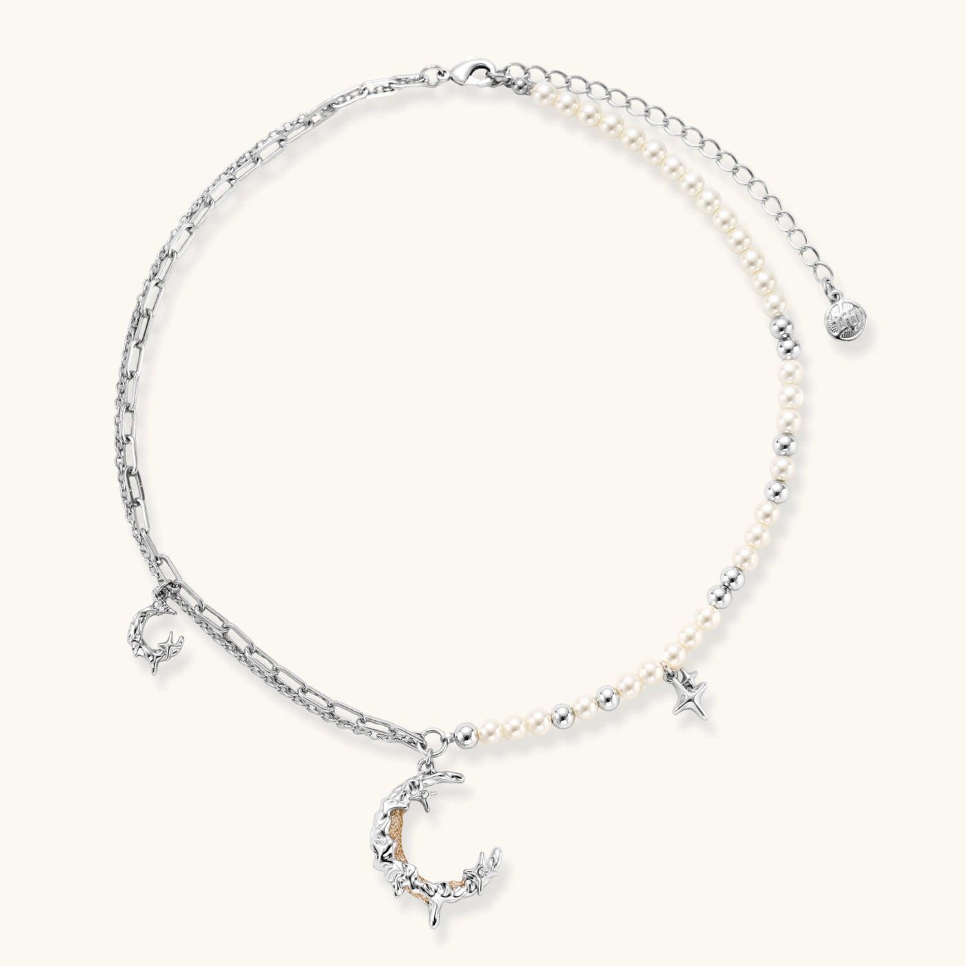 Celestial Moon Necklace by Aurah Living — view 2