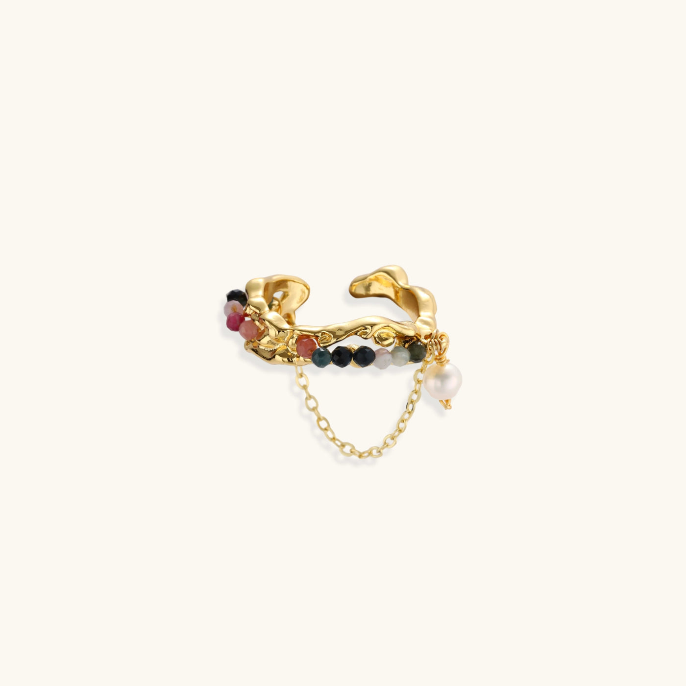 Aurora Chain Ring by Aurah Living — view 2