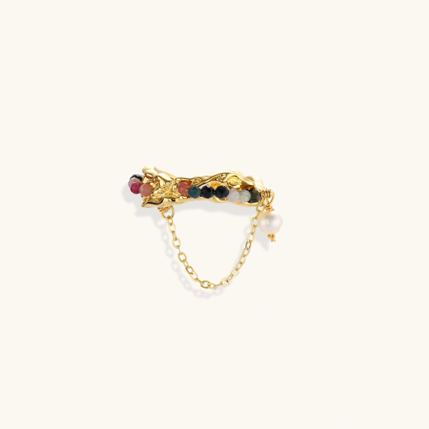 Aurora Chain Ring by Aurah Living — view 3