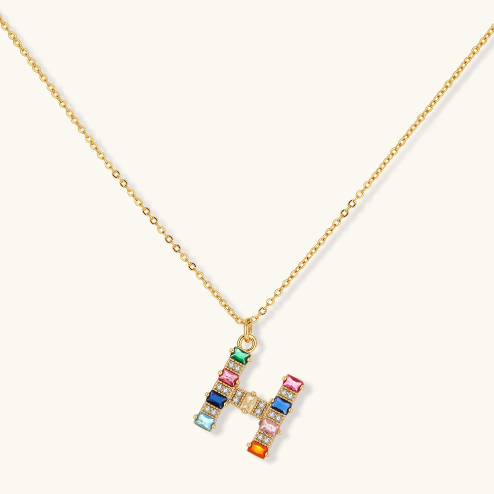 Rainbow H Initial Set by Aurah Living — view 3