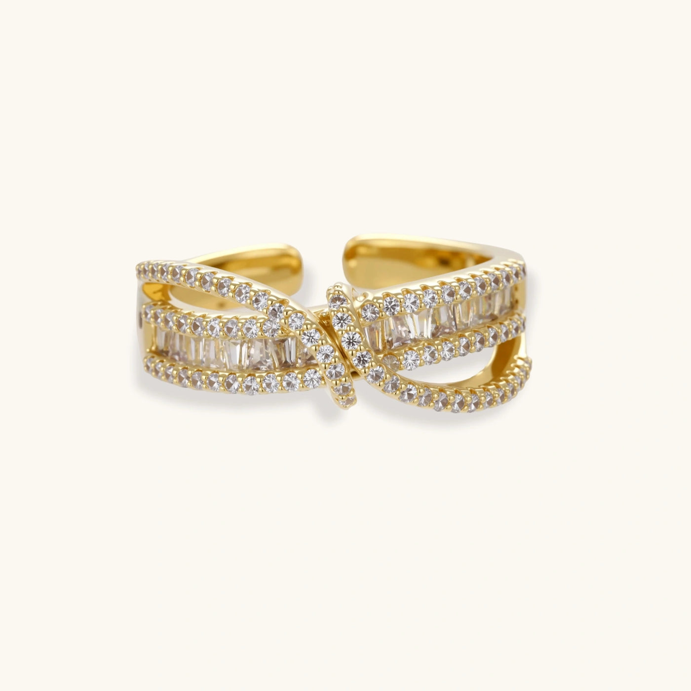 Infinity Twist Ring by Aurah Living — view 2