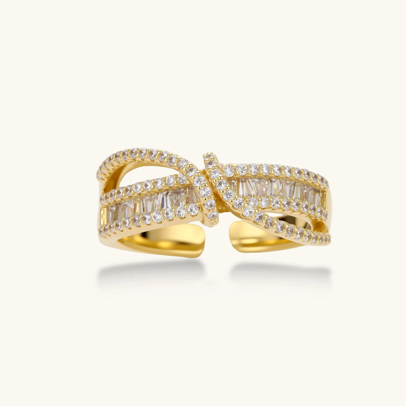 Infinity Twist Ring by Aurah Living