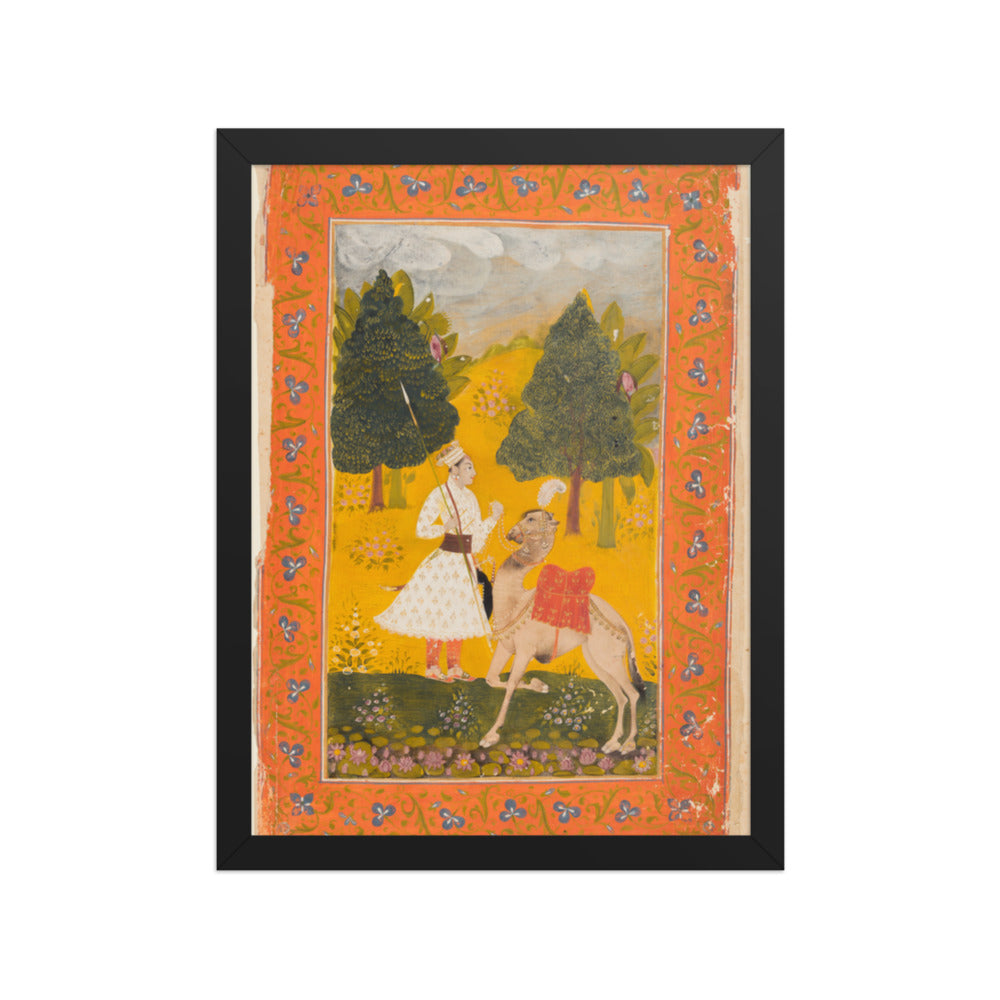 Maru Ragini, from a Ragamala (Garland of Melodies) — Restored Deccan Wall Art — view 2